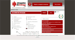 Desktop Screenshot of abogadosdemalaga.es