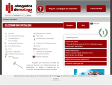 Tablet Screenshot of abogadosdemalaga.es